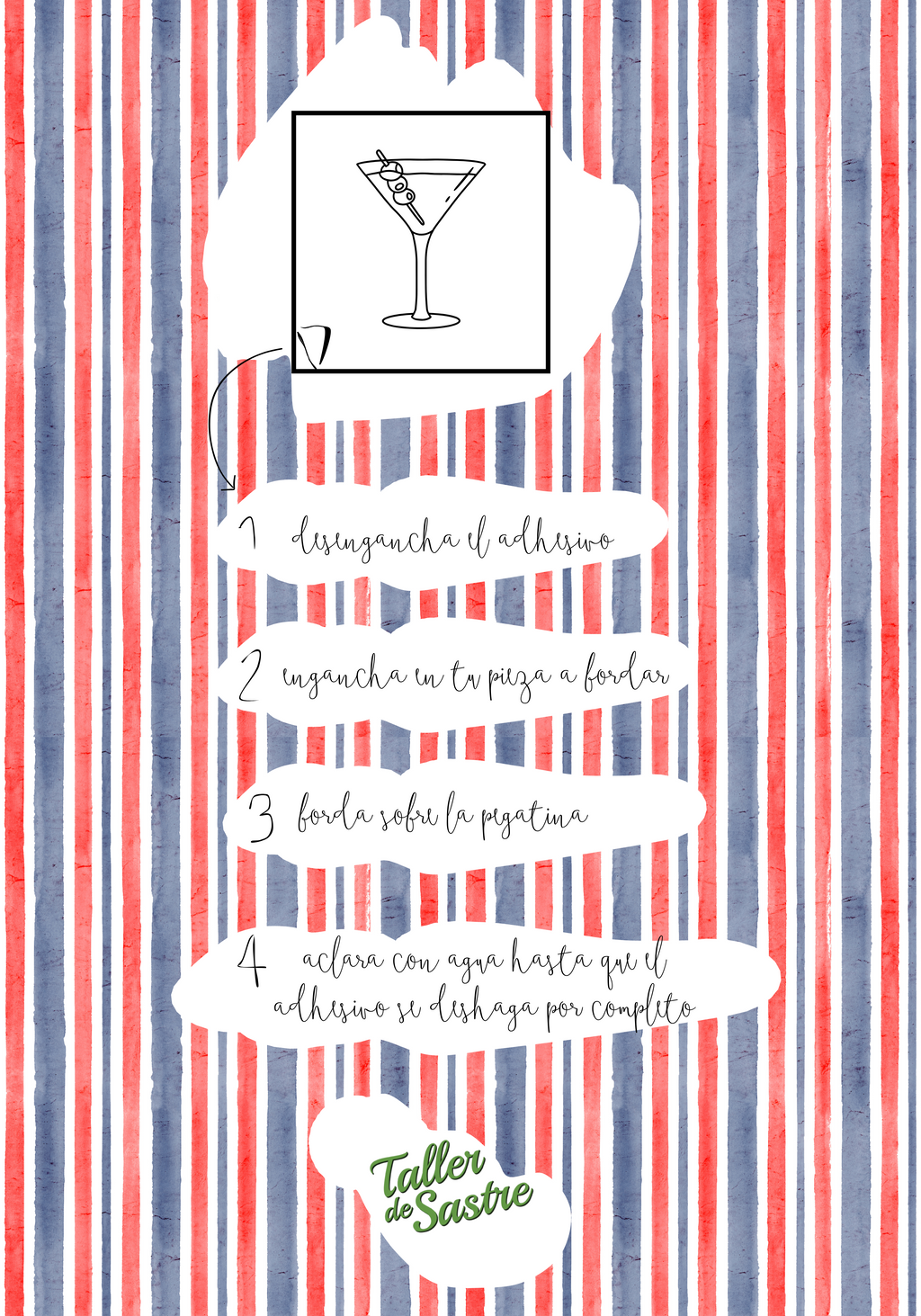 Adhesivos para bordar