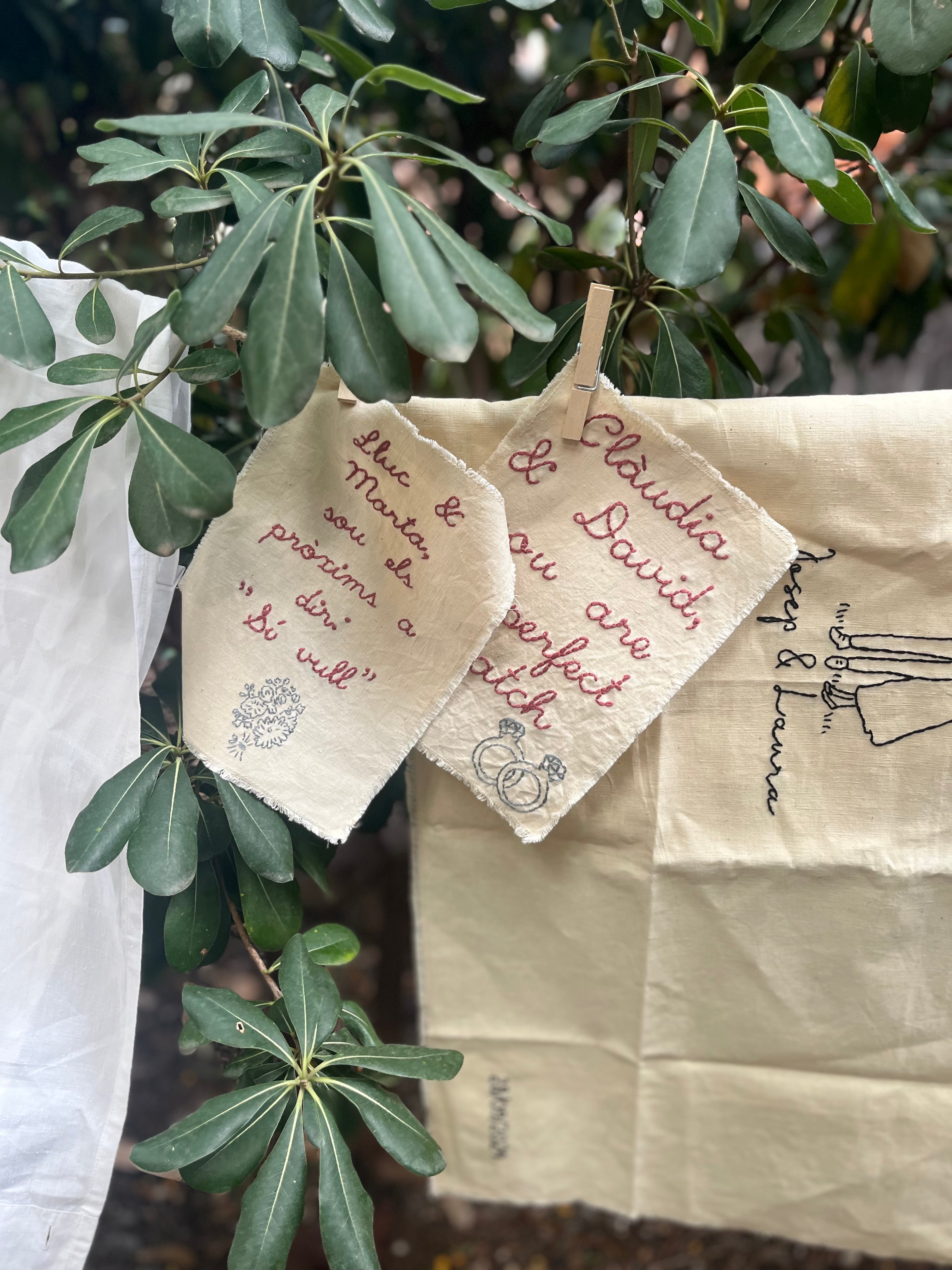 Un recuerdo único para testigos de boda