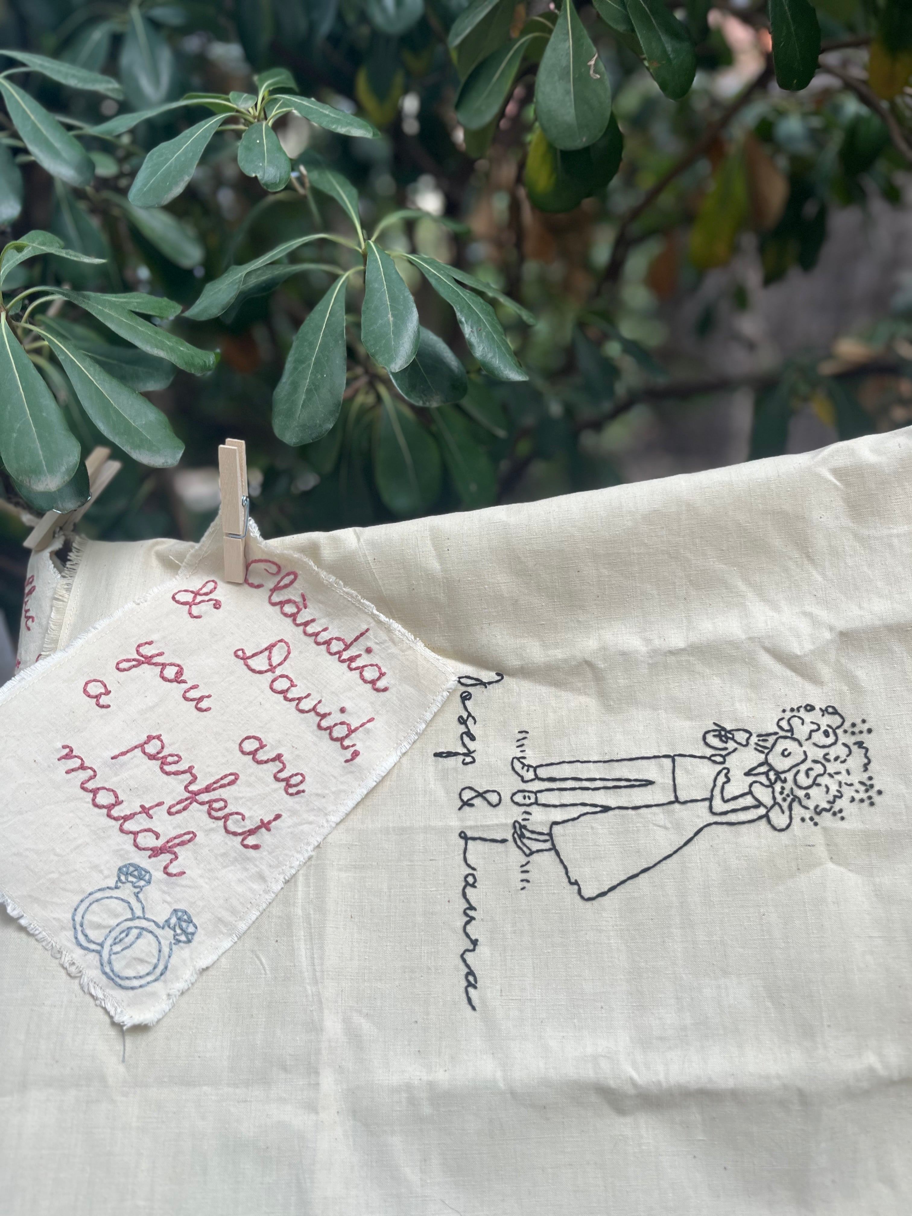 Un recuerdo único para testigos de boda