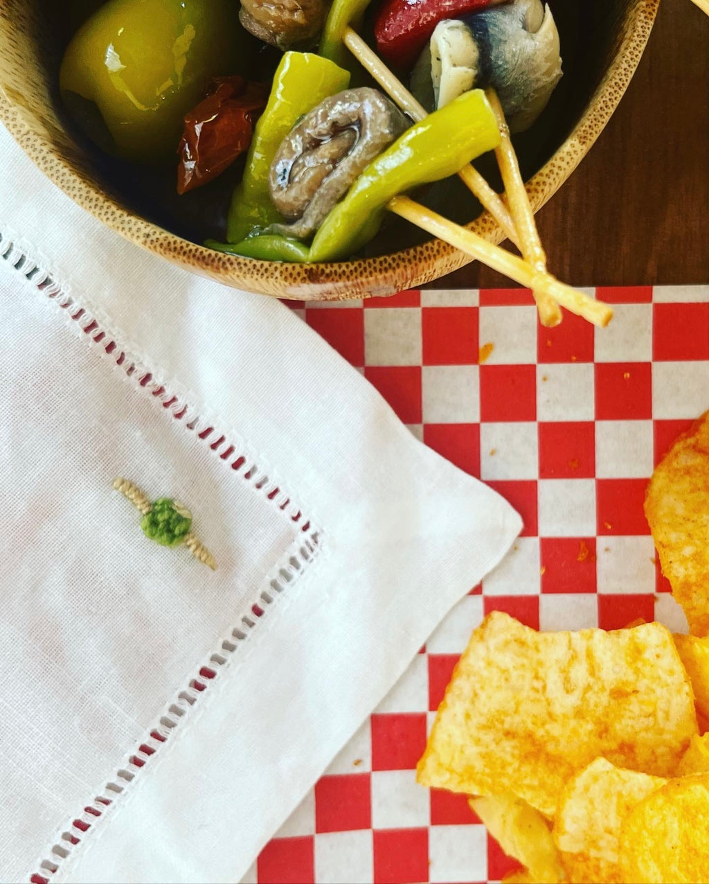 Madrid - Aprende a bordar desde 0 tus servilletas de aperitivo