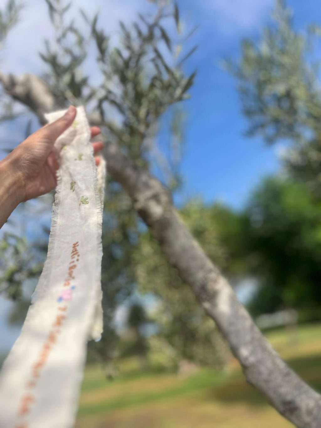 💐Borda una cinta de ramo única