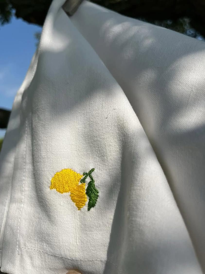 🌻Aprende a bordar desde 0 tus próximas servilletas favoritas