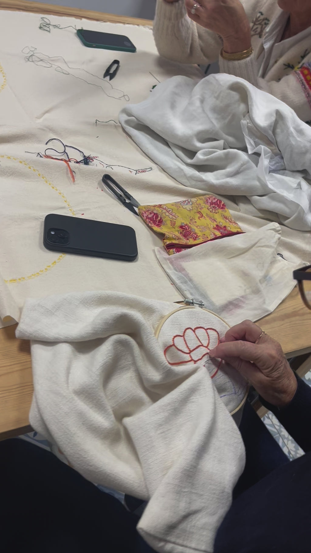 Vale de sastre para taller de bordado